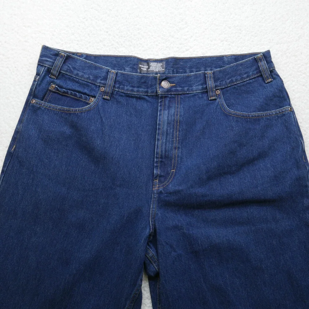 North Canyon Traders Jeans Mens 42x30 Blue Denim Straight Leg Classic Fit